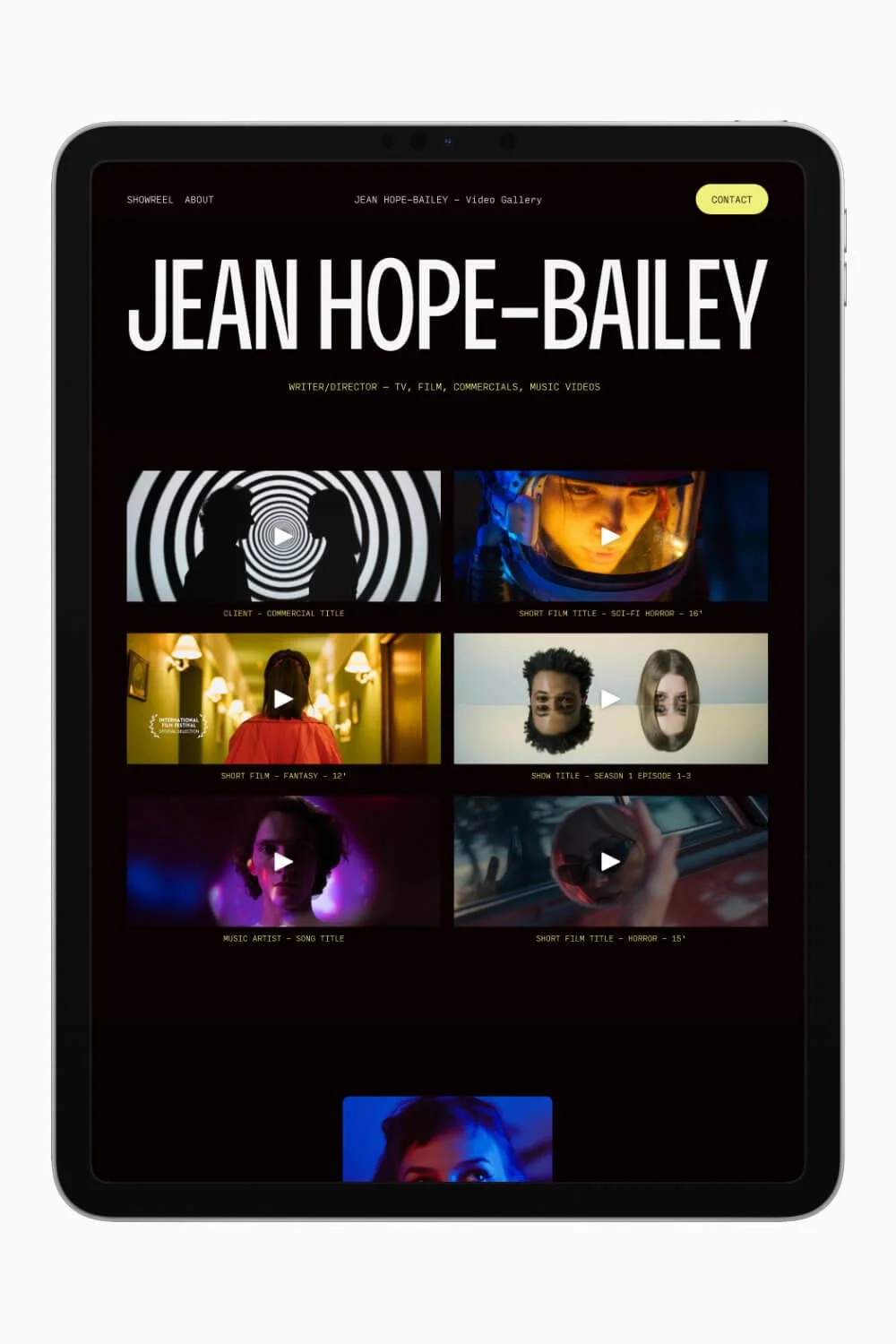 Cucoloris – Squarespace Video Lightbox Template — Tempixel Design